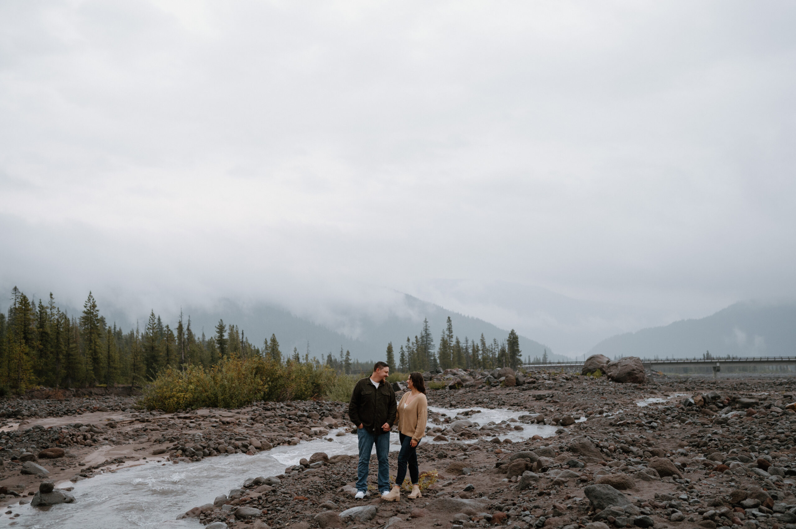 Portland Oregon Engagement Photographer, Mt Hood Photography, rainy day 