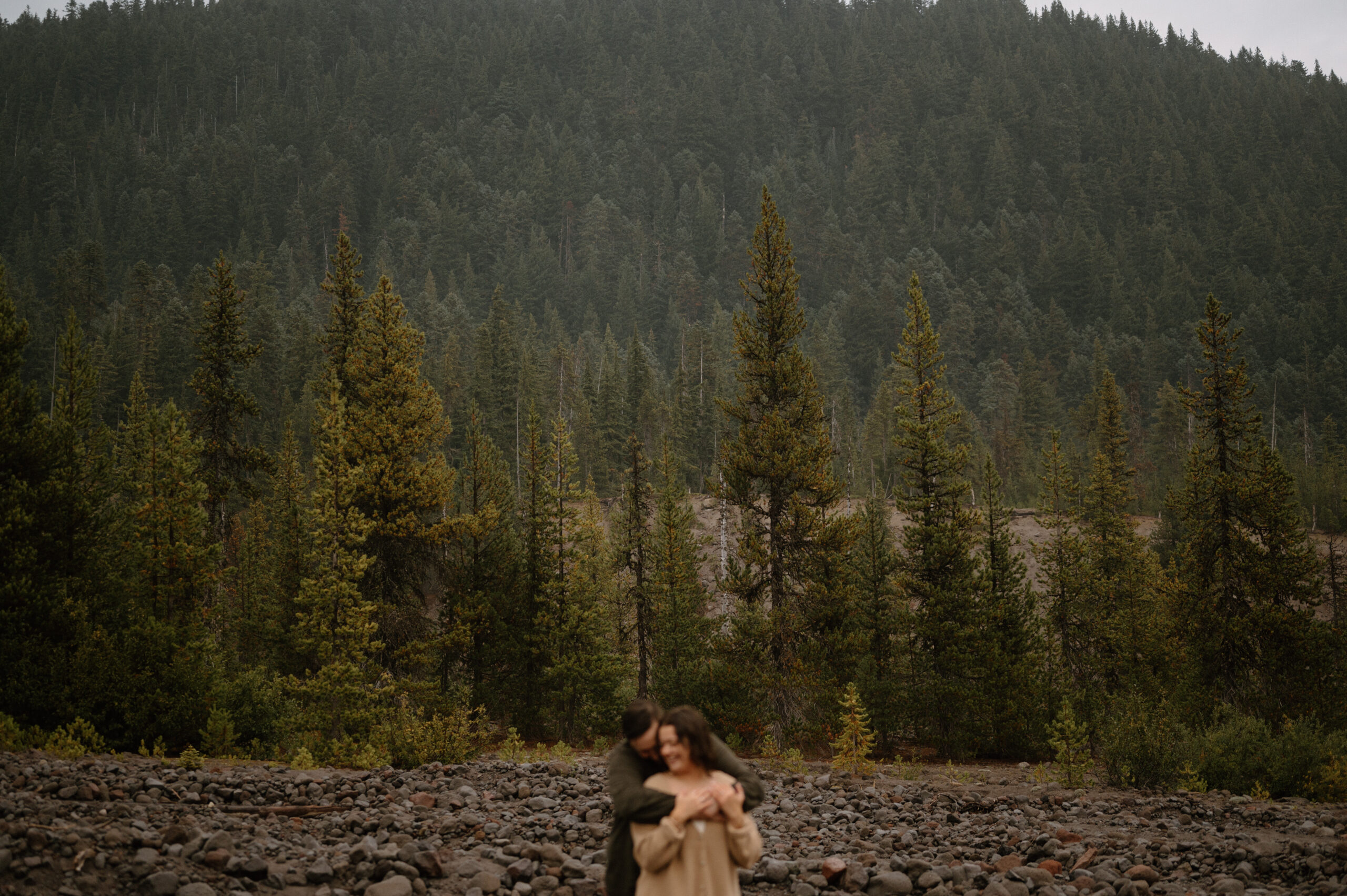 Portland Oregon Engagement Photographer, Mt Hood Photography, rainy day 