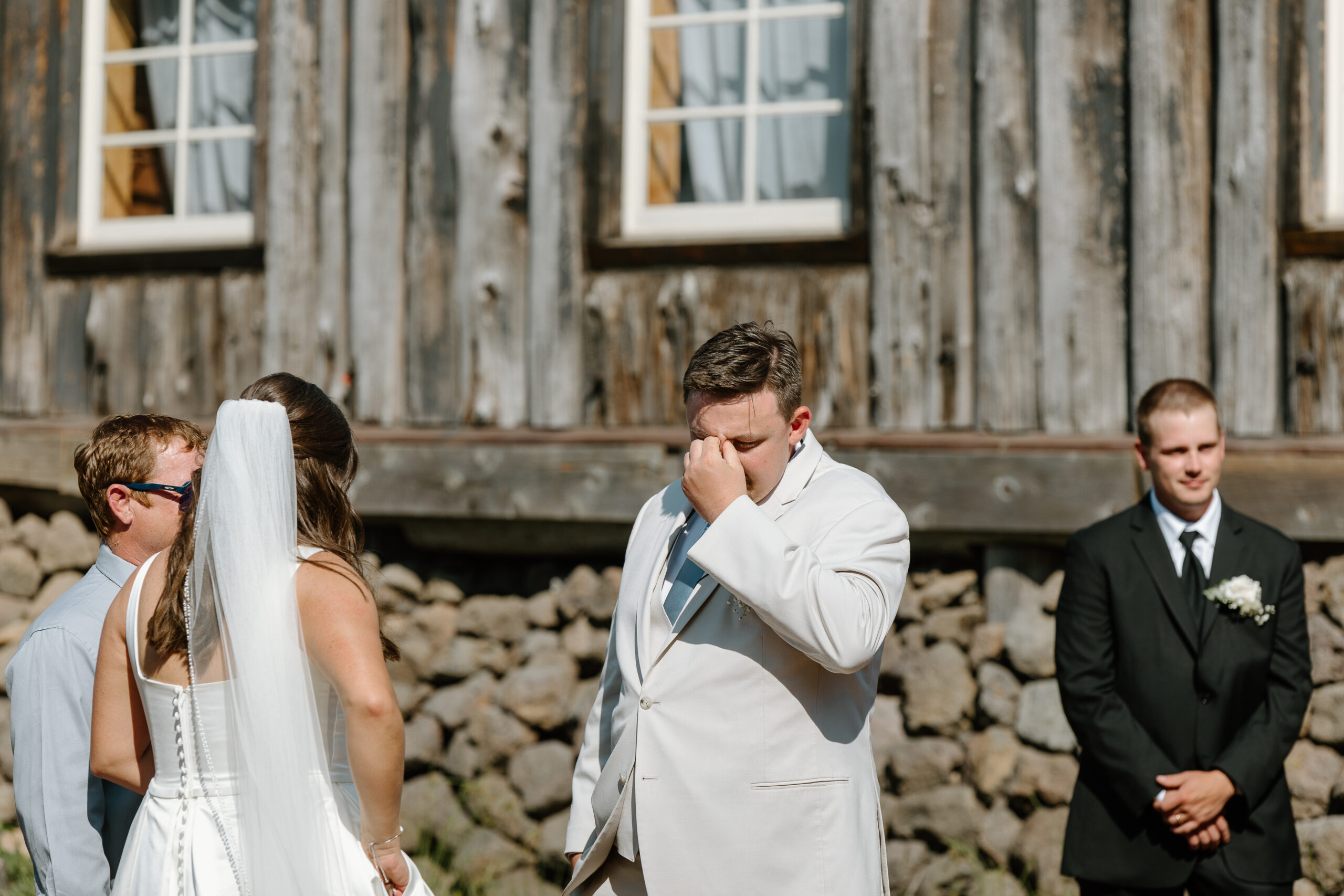 Portland OR Wedding Photographer Mt Hood Ski bowl, summer wedding