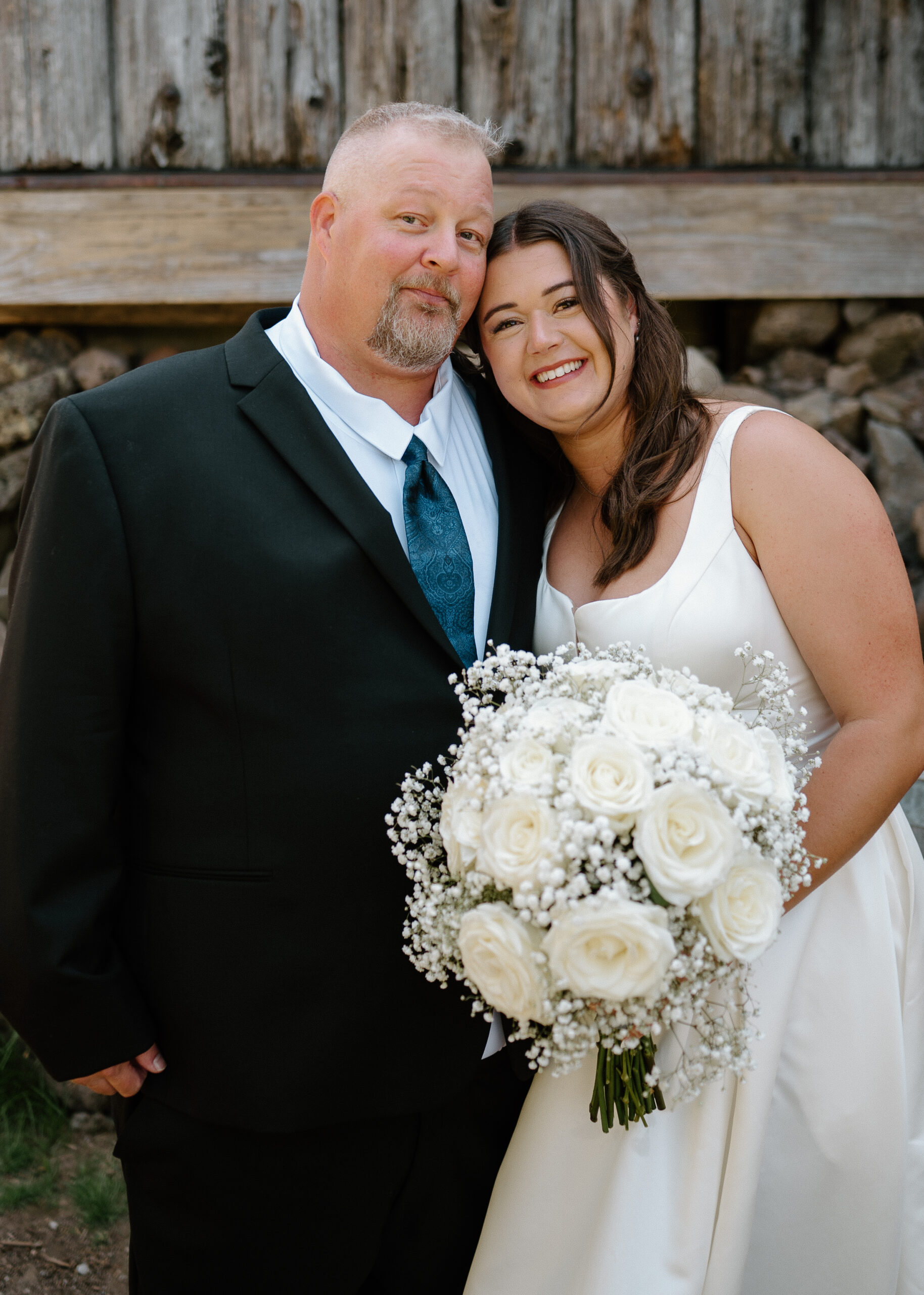 Mt Hood Ski Bowl Wedding, Portland Wedding Photographer, First look with dad 