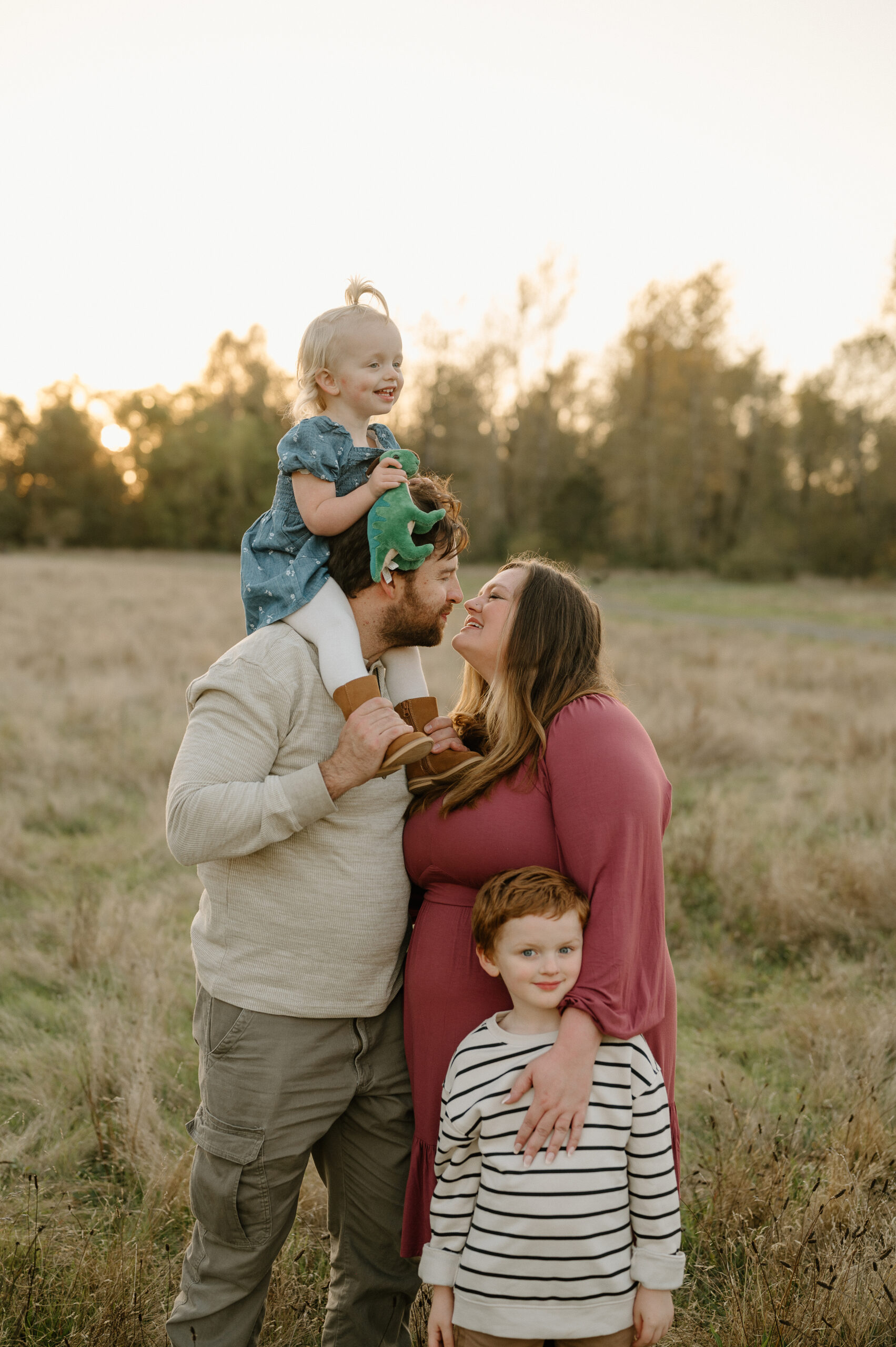 Fall family photos by Vancouver Wa family photographer