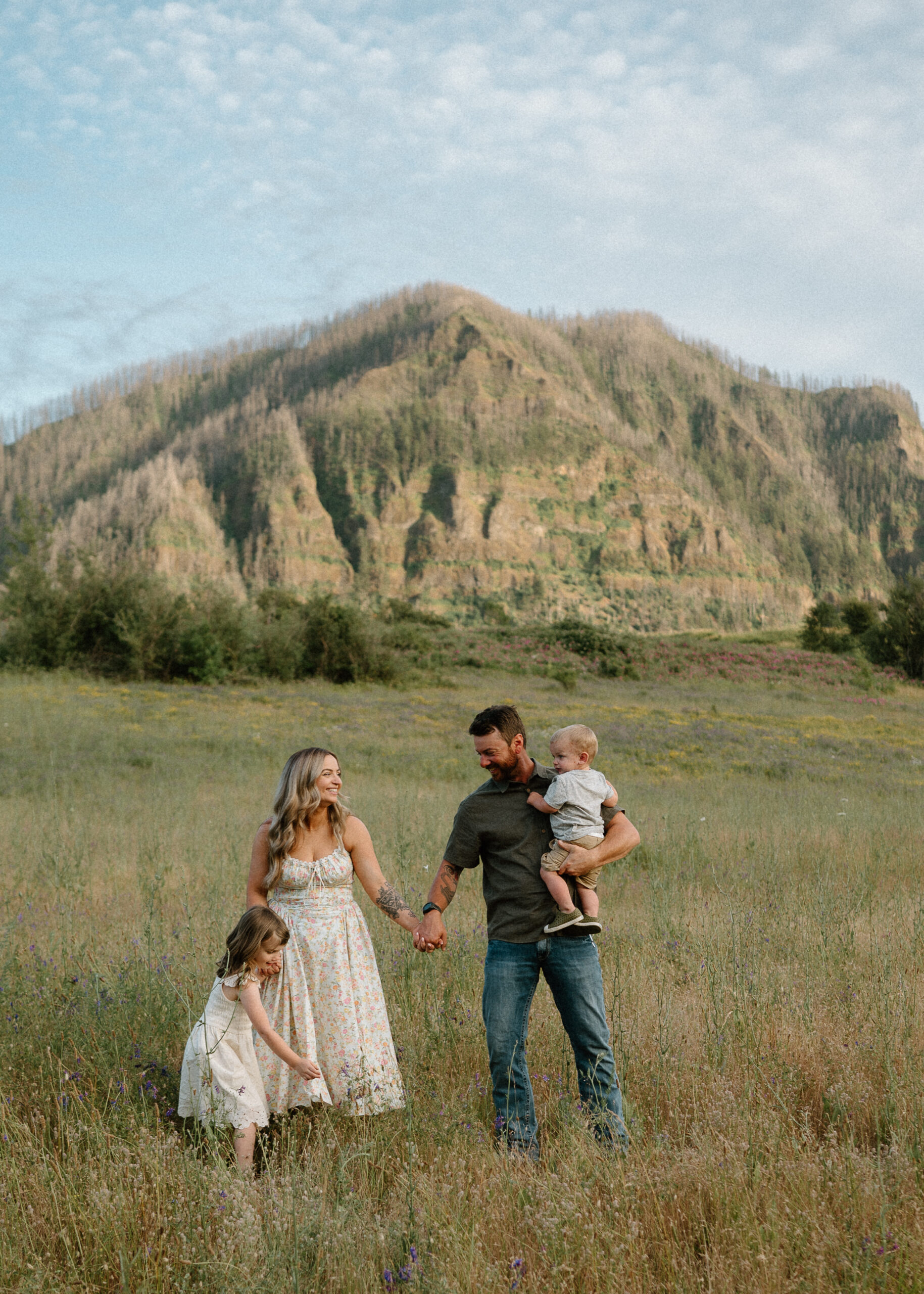 Family Picture taken by Vancouver Washington Family Photographer