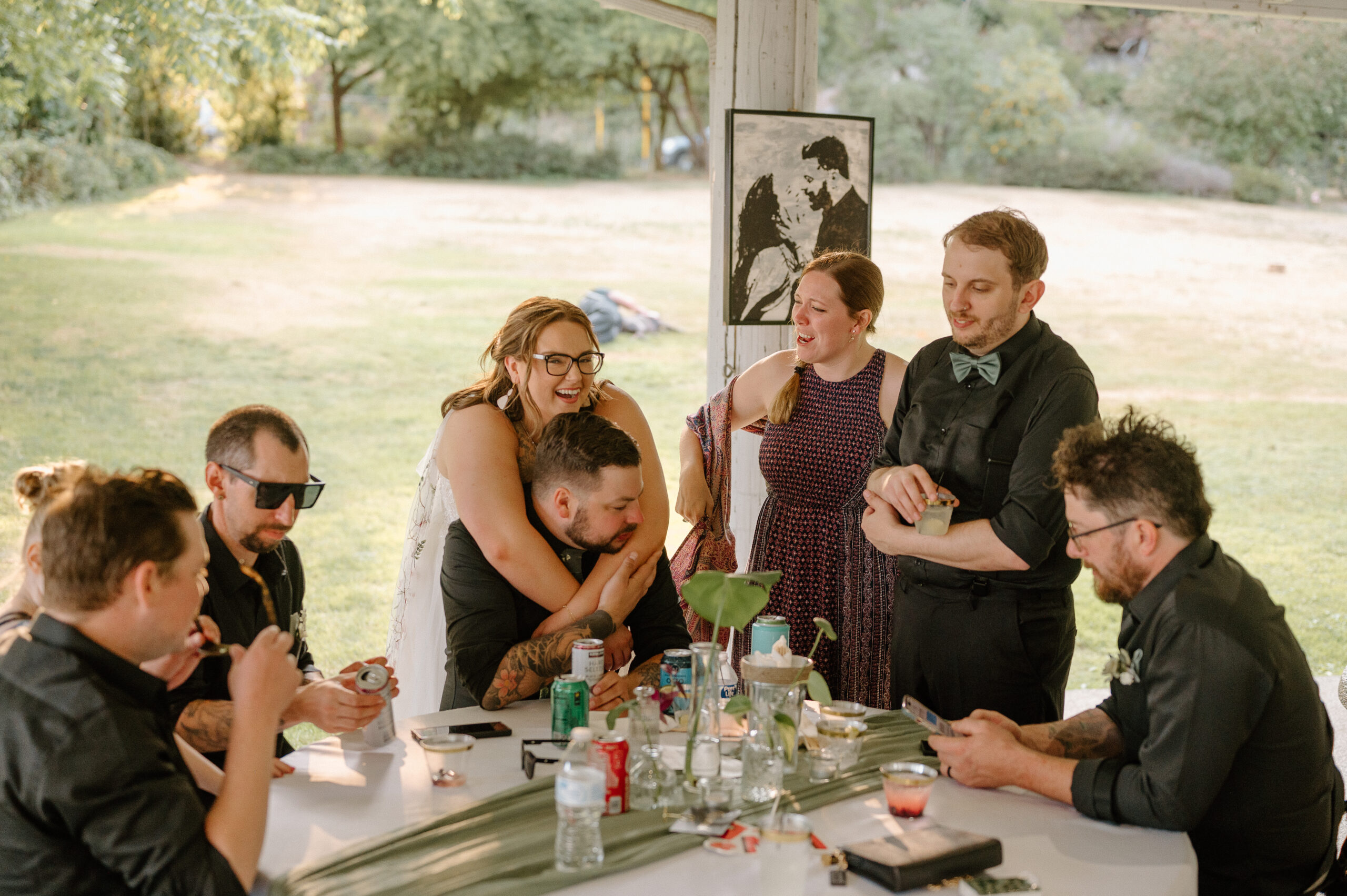 Wedding reception details by Vancouver Washington Wedding Photographer