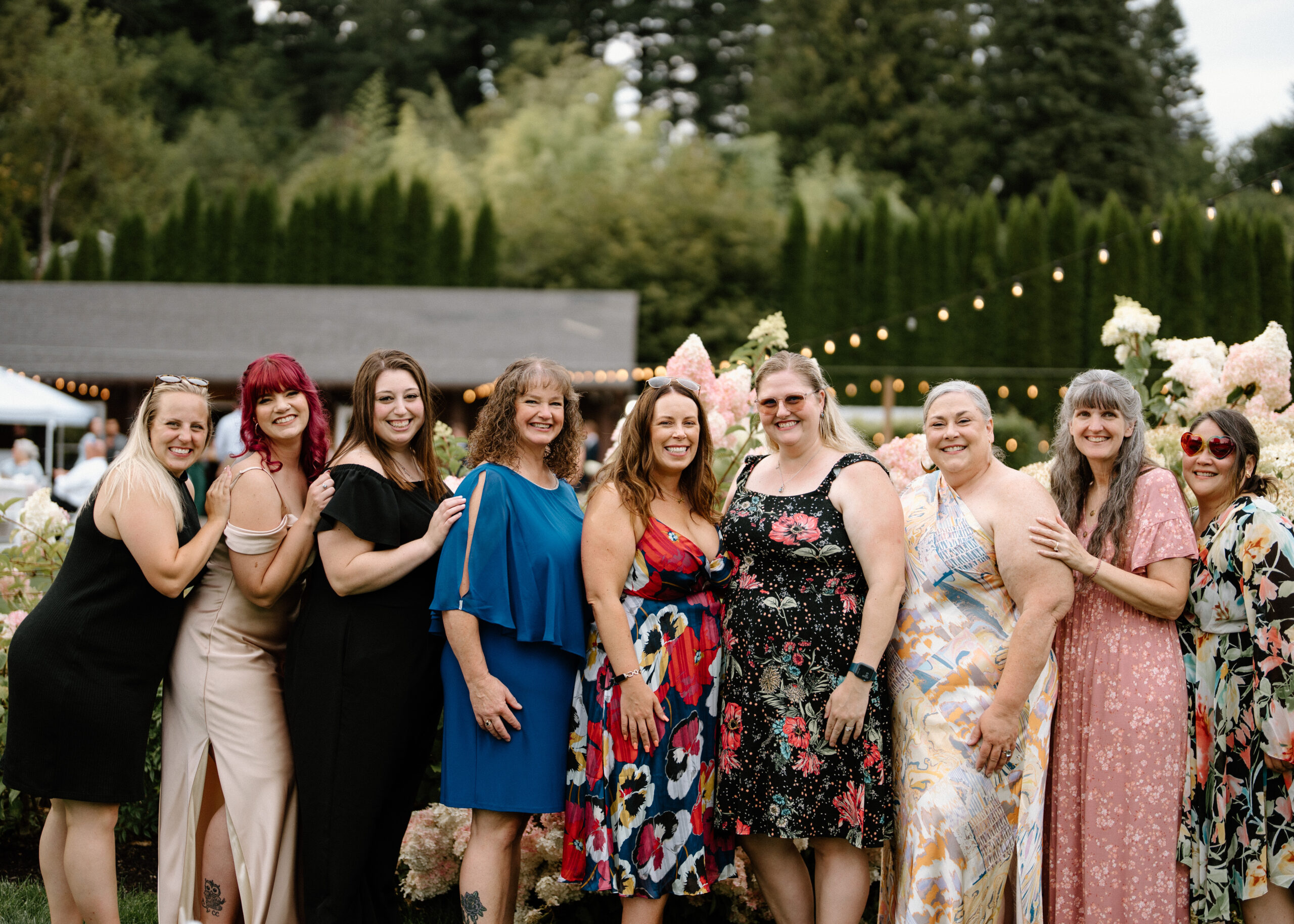 Wedding reception portraits by Oregon Wedding Photographer