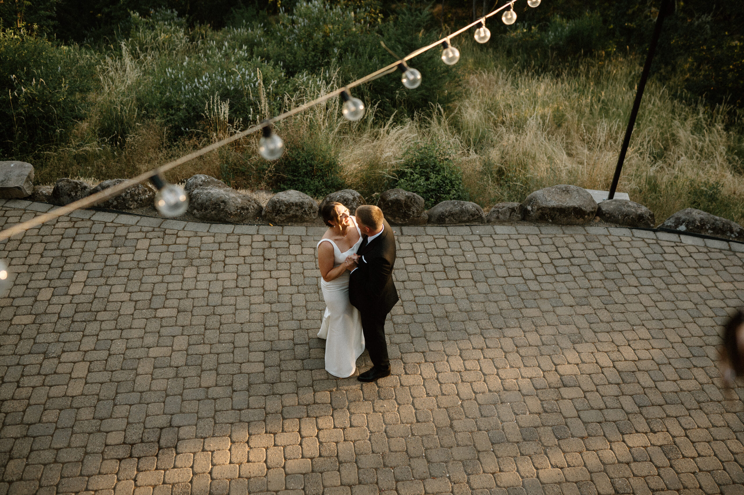 Dancing photograph taken by Vancouver washington wedding photographer. 