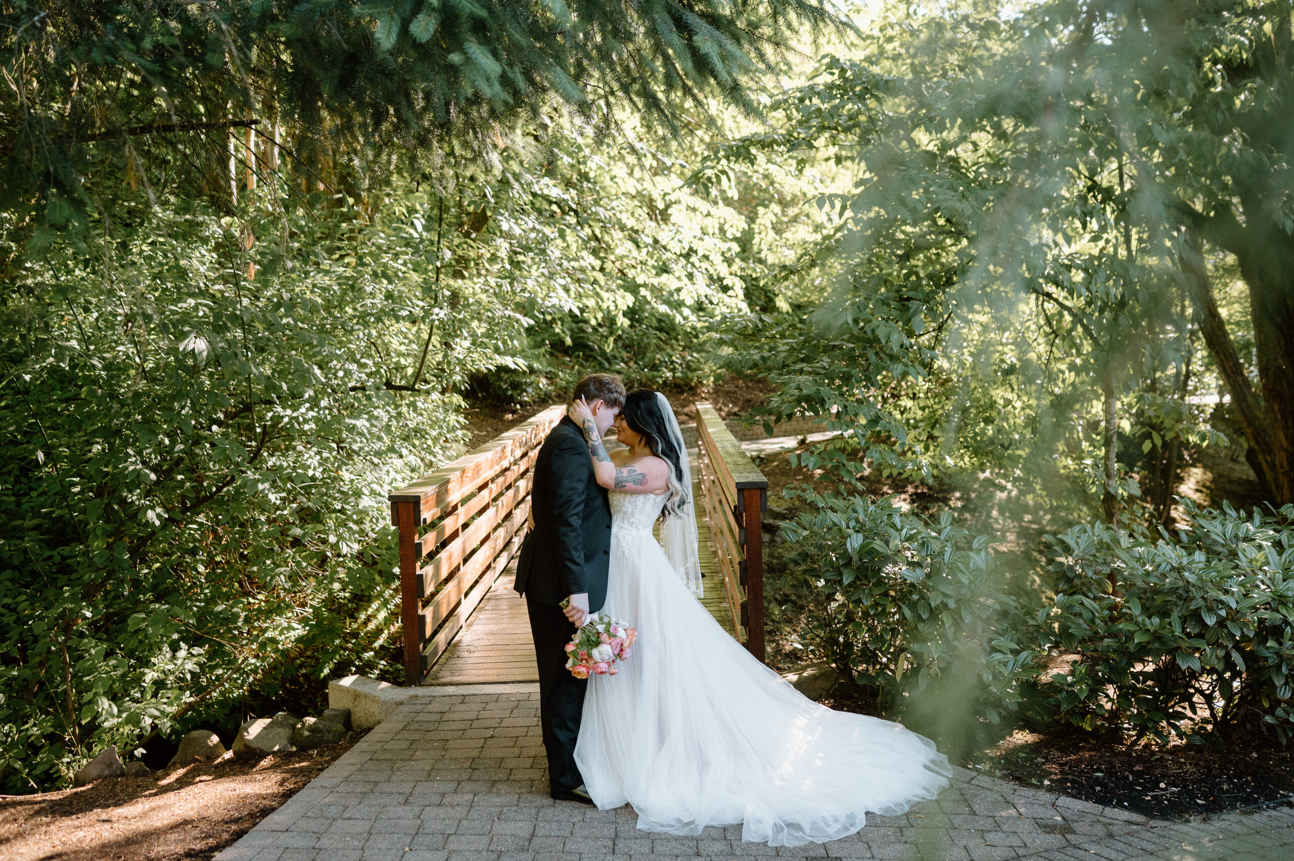 Wedding portrait taken by Oregon wedding photographer 