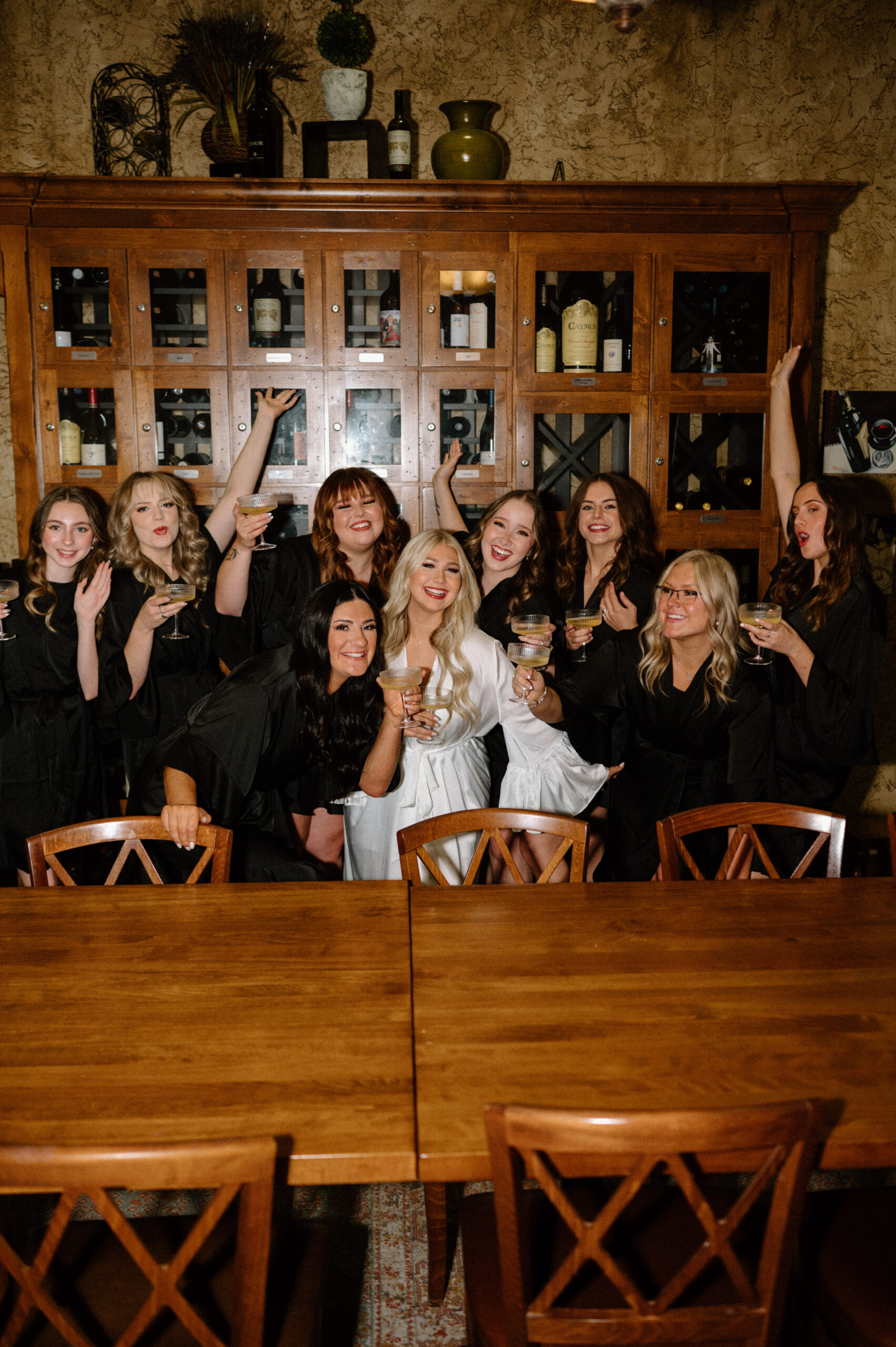 Bridal party taken by Oregon wedding photographer