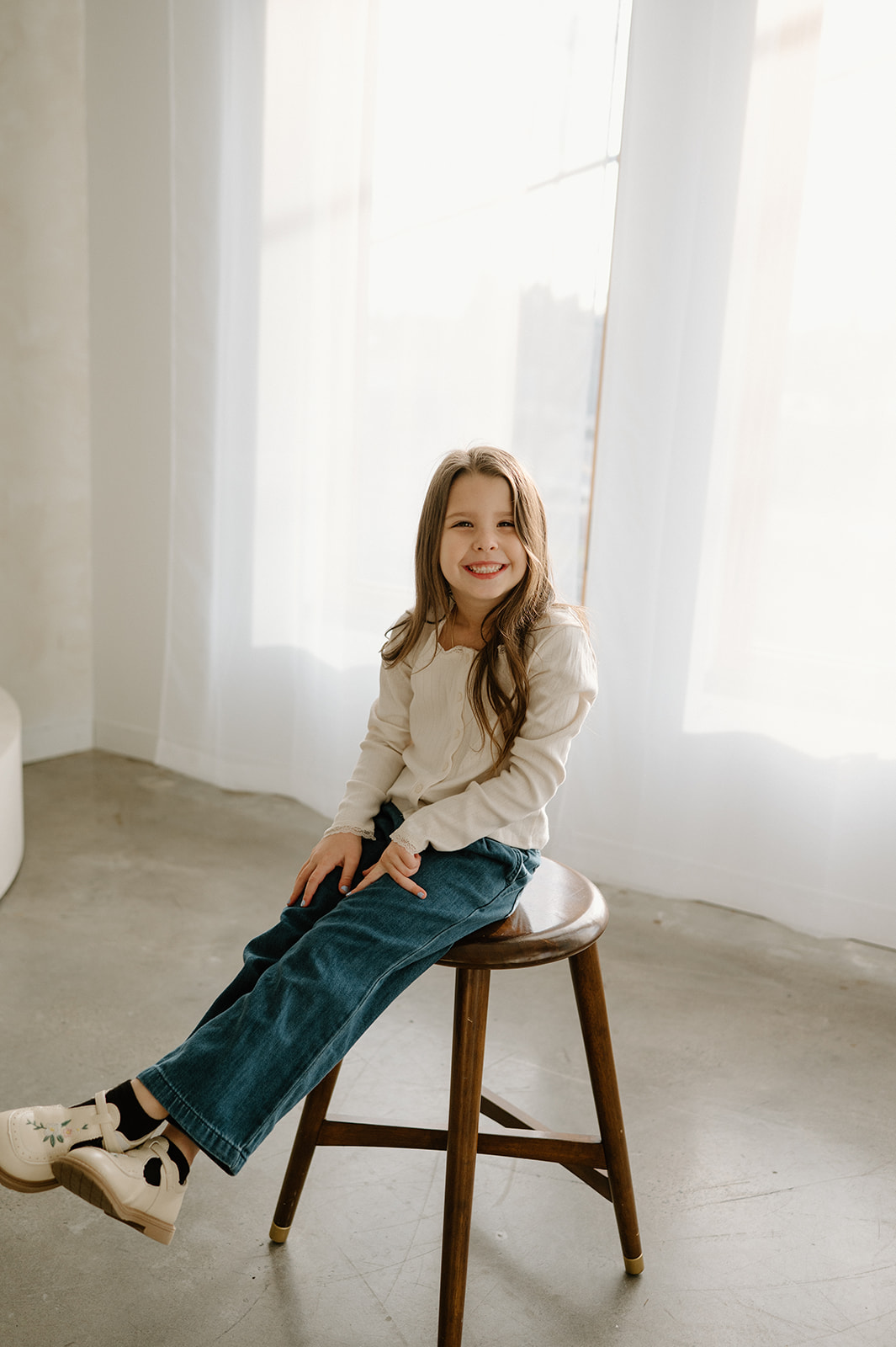 Portrait of child taken by PNW Family Photographer
